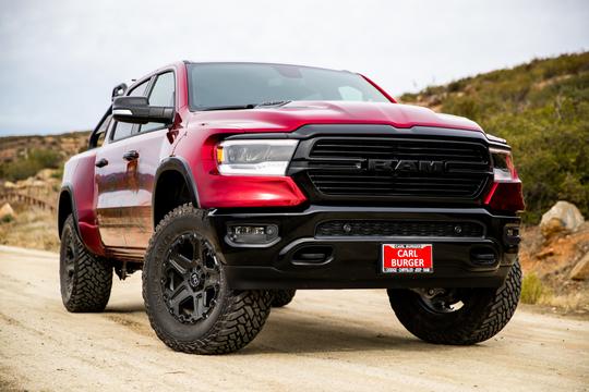 Carbon Fiber 4.5" Flare 2.5" Rise Front Fenders 19-up Ram 1500 - Click Image to Close